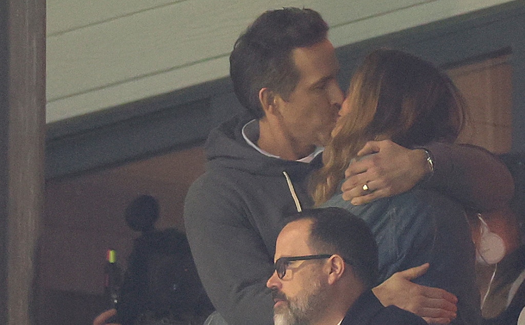 Blake Lively joins Ryan Reynolds for PDA-filled soccer outing