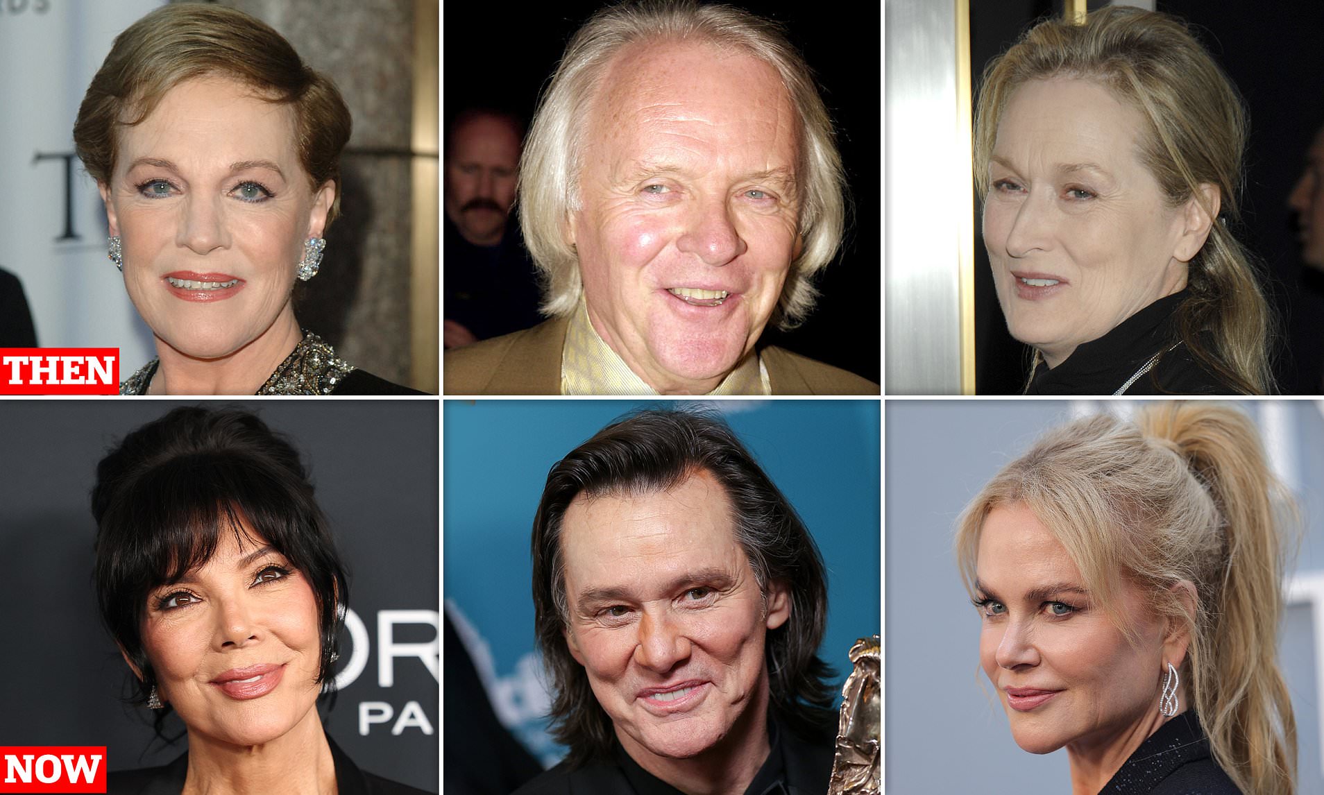 Middle-aged doesn’t look like this any more! How celebs used to embrace being in their 50s and 60s