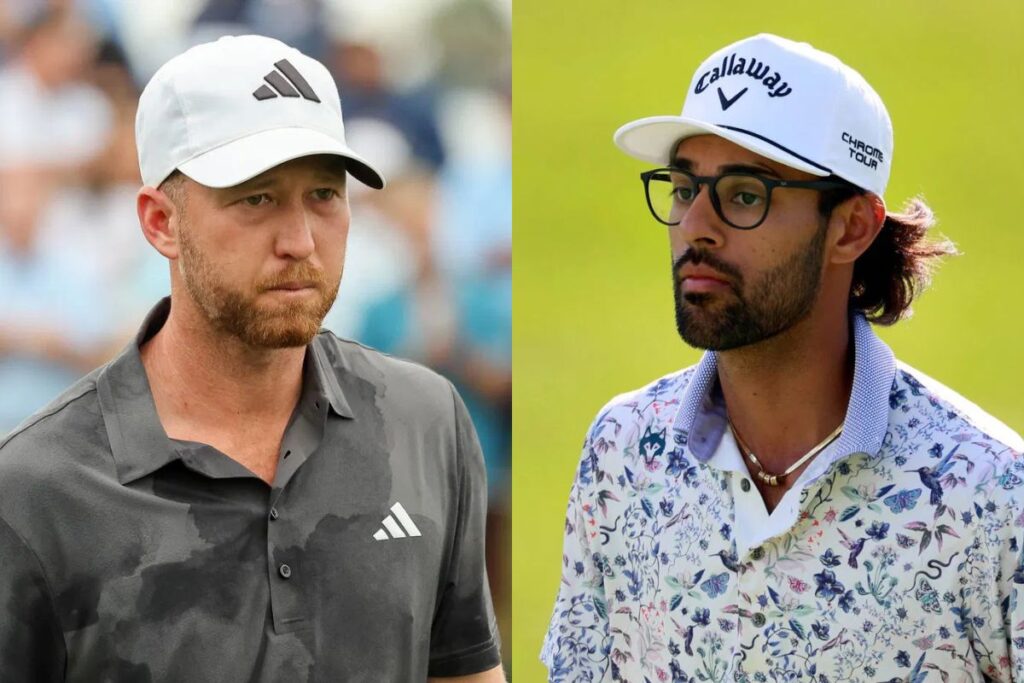 Akshay Bhatia reacts to crowd taunts against Daniel Berger during Arnold Palmer Invitational finish